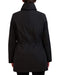 353SP672 COLE HAAN WOMEN'S ADJUSTABLE UNLINED PACKABLE COAT BLACK SIZE M - Brand New