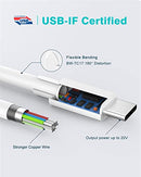 IFEART CHARGER MACBOOK AIR MACBOOK PRO 13 14 15 16 INCH USB C CABLE WHITE - Like New