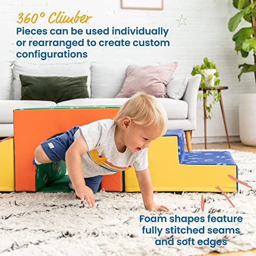 ECR4KIDS SOFTZONE SINGLE TUNNEL CLIMBER, ASSORTED, 3-PIECE ELR-12717 - ASSORTED - Like New