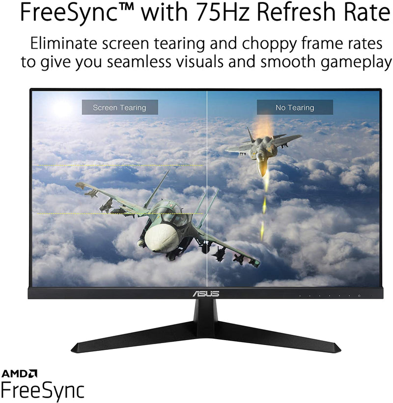 ASUS 23.8” FHD 75Hz IPS Adaptive-Sync FreeSync VY249HE Monitor Like New