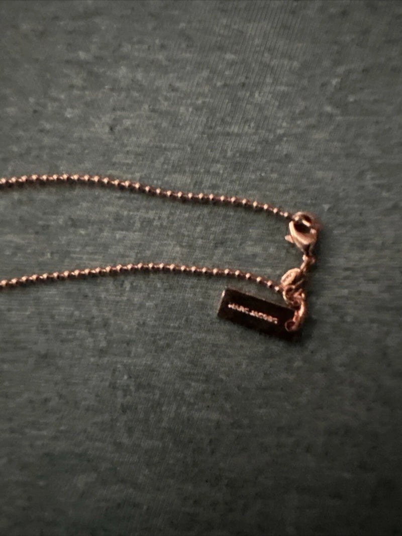 MARC JACOBS RARE WISHBONE NECKLACE, 17" - ROSE GOLD - Like New