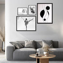 ONE WALL Tempered Glass 18x24 Poster Frame Black Wood Photo Picture Frame - Brand New