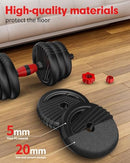 Trakmaxi Adjustable Dumbbell Set 20-70LBS Weights, 4 in 1 Weight Set - Black - Brand New