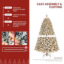 SHareconn 4ft Prelit Snow Flocked Holiday Christmas Tree, 4FT, White - Brand New
