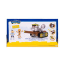 DOG MAN TOYS SQUIRREL TANK PLAYSET WITH DOG MAN AND PETEY - MULTI - Brand New