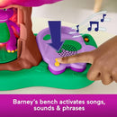 FISHER PRICE BARNEY WORLD LIGHTS AND SOUND TREEHOUSE PLAYSET - Purple - Like New