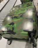 ROCKLAND SAFARI HARDSIDE SPINNER WHEEL LUGGAGE, CAMOUFLAGE - SIZE:28 - Like New