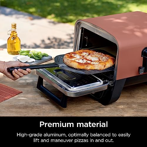 Ninja XSKOPPL Perforated Pizza Peel Compatible Woodfire Outdoor, Gray/Black - Like New