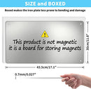 Bonary B001 2pack Magnetic Board,17.1"x11.8" Magnet Display,8833706 - Silver - Brand New