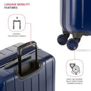 SWISSGEAR WANDERLUST PRO LIGHTWEIGHT EXPANDABLE SPINNER 3PCS - NAVY - Like New