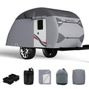 NARELECT TEARDROP TRAVEL TRAILER COVER FITS 8'-10' TRAILERS - GRAY - Like New