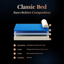 NOAH & PAW Medium Dog Bed Orthopedic Memory Foam Cooling Gel 28"23"x7.5" - Grey - Brand New