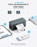 POLONO BLUETOOTH THERMAL SHIPPING LABEL PRINTER 4X6, PL80E - - Scratch & Dent