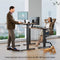 Sweetcrispy Electric Standing Desk 40 x 24in Adjustable Height Rustic Brown - Like New
