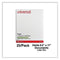 UNIVERSAL TWO-POCKET PORTFOLIO EMBOSSED LEATHER GRAIN PAPER 11 X 8.5 25/BOX - Brand New