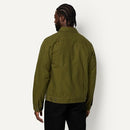 AMAZON ESSENTIALS MEN'S COTTON CANVAS ZIP-FRONT TRUCKER JACKET - DARK OLIVE - Like New