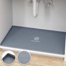 PANDATOP UNDER SINK MAT, 28" X 22" SILICONE KITCHEN CABINET TRAY - GRAY - Like New