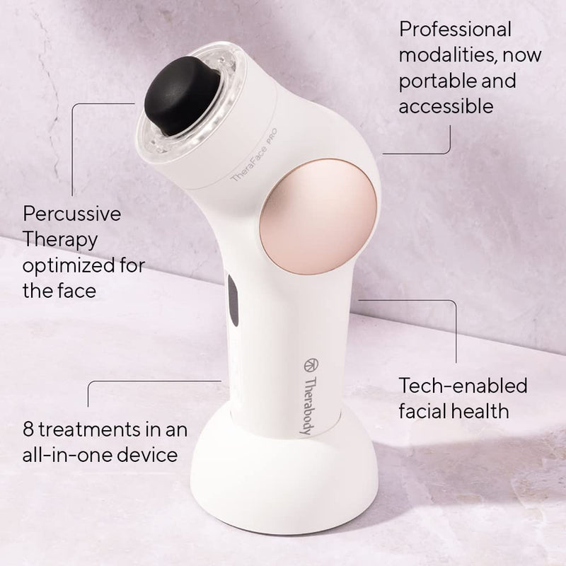 Therabody - TheraFace PRO 6-in-1 Facial Health Device - WHITE - Like New