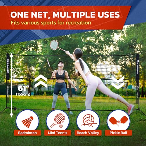 Outdoor Cruiser Portable Sports Net - Badminton, Pickleball, Tennis, Soccer - Like New