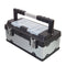 Torin 19" Tool Box Storage Organizer Stainless Steel&Plastic Portable Box -Black - Like New