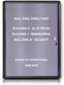 EVERSUPPLY ENCLOSED CHANGEABLE LETTER BOARDS FELT MESSAGE BOARD - BLACK - Like New