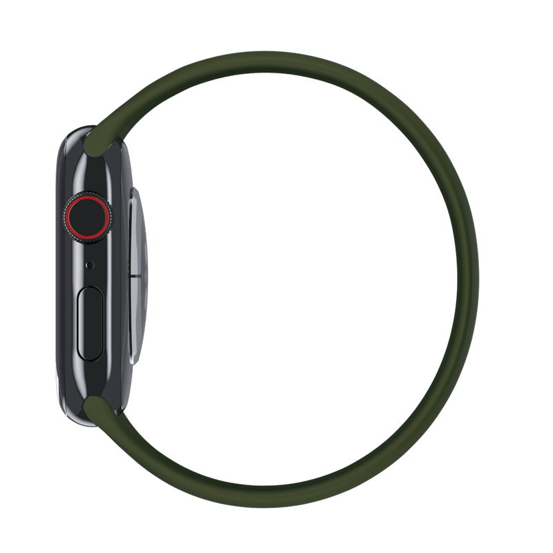 APPLE WATCH SILICONE SOLO LOOP 45MM SIZE 7 - CYPRESS - Like New