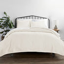 Linen Market 3 Piece Ivory Quilt King Size Bed Set - B07678MR1J - NEW - Brand New