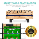 Best Choice Products 4-in-1 Multi Game Table Combination Arcade Set - Natural - Brand New