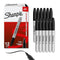 SHARPIE FINE POINT PERMANENT MARKER, 12 COUNT, BLACK/GRAY - Brand New