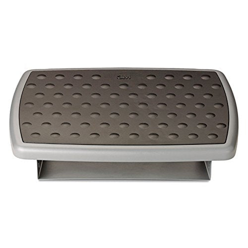 3M Adjustable Foot Rest, 18 Inch Wide Non-skid Platform (FR330) - Grey - Like New