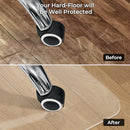 Chair Mat for Hard Wood Floors Heavy Duty Floor Protector Easy Clean 47''×47'' - Brand New