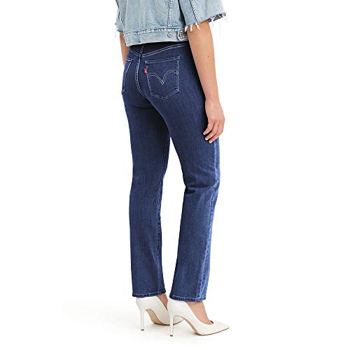 39250 LEVI'S WOMEN CLASSIC STRAIGHT Jeans WOMEN Plus Size LAPIS DARK HORSE 33x32 - Brand New