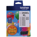 BROTHER LC2033PKS CYAN/MAGENTA/YELLOW HIGH YIELD INK CARTRIDGE 3/PACK - Brand New