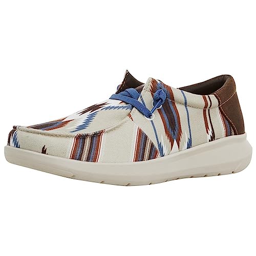 10046947 ARIAT MEN'S HILO STRETCH SNEAKER TAN SIZE 9.5 - Like New