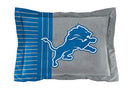 Northwest NFL Detroit Lions Comforter and Sham Set Full/Queen - Blue - Brand New