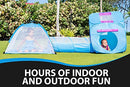 Unicorn Kids Play Tent with Tunnel 3-in-1 Playhut X-Large (Pink and Blue) - Brand New