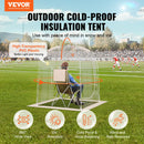 VEVOR SPORTS TENT 1 PERSON, INSTANT TENT SHELTER WEATHERPROOF POD  - TAN - Like New