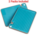 730617339 Kitchen HQ Reversible Cutting Boards Teal 2-Pack Brand New