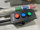 GENERIC ANDON LIGHT RED BLUE GREEN - BLACK - Like New