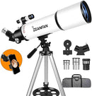 DIANFAN Telescope 80mm Aperture 600mm Telescopes Adults Astronomy 80600 - WHITE - Like New