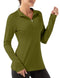 Fkeep Women's Long Sleeve Polo Shirt UPF 50 Sun Protection Mustard Yellow S - Brand New
