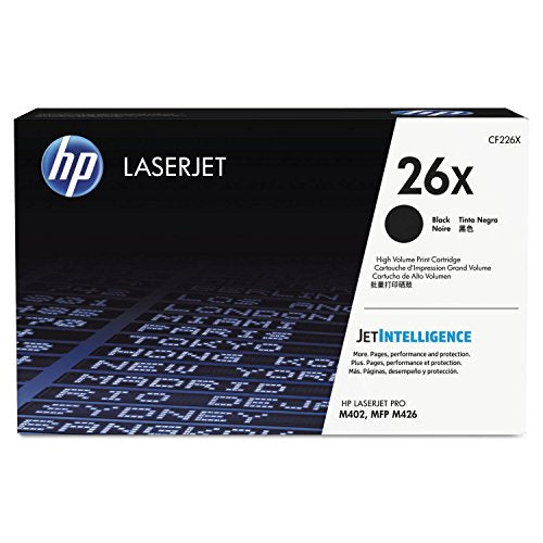 HP - 26X HIGH YIELD ORIGINAL LASERJET TONER CARTRIDGE, CF226X - BLACK Like New