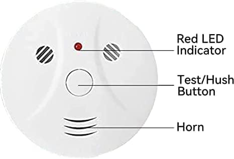 Lecoolife 3 Pack Combination Smoke and Carbon Monoxide Detector Battery Operated Like New