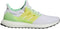 ADIDAS ULTRABOOST 5.0 WHITE/WHITE/BEAM GREEN 8.5 48 - Like New