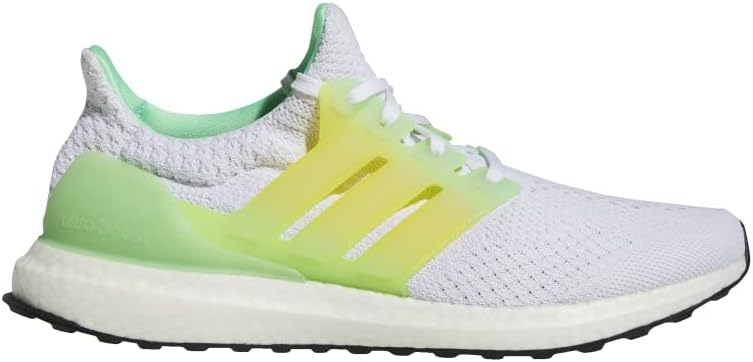 ADIDAS ULTRABOOST 5.0 WHITE/WHITE/BEAM GREEN 8.5 48 - Like New