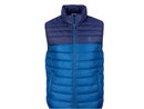 IZOD MEN'S COLORBLOCK PUFFER VEST, POSEIDON, SMALL - Brand New