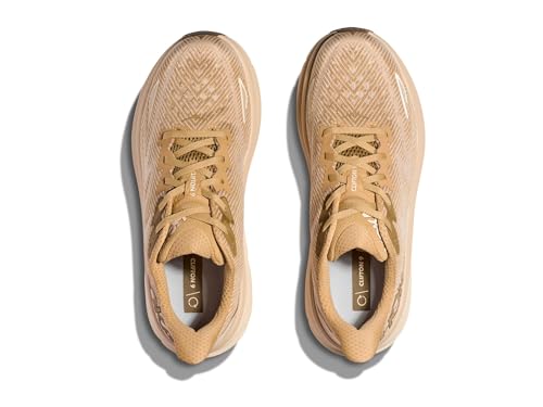 HOKA MEN'S CLIFTON 9 EVERYDAY KICKRUNNING SHOES US 12/MEN'S 11.5WHEAT SAND - Like New