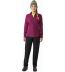 ARC'TERYX DELTA LT ZIP NECK WOMENS - SIZE: WOMEN L - LT CHANDRA - Brand New
