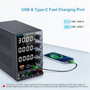 WANPTEK DC POWER SUPPLY VARIABLE 0-30V 0-10A SWITCHING REGULATED - BLACK - Like New