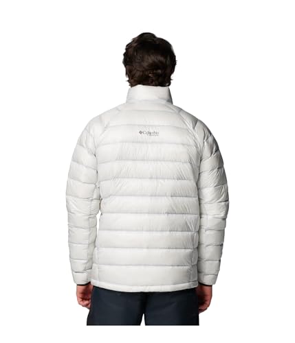 2088781043 COLUMBIA MEN ARCTIC CREST DOWN JACKET NIMBUS GRAY SIZE L - Like New
